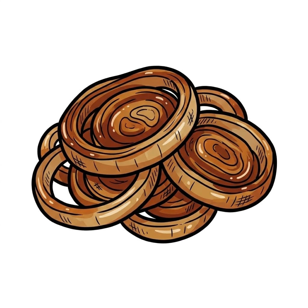 Grilled onions illustrated ingredient icon