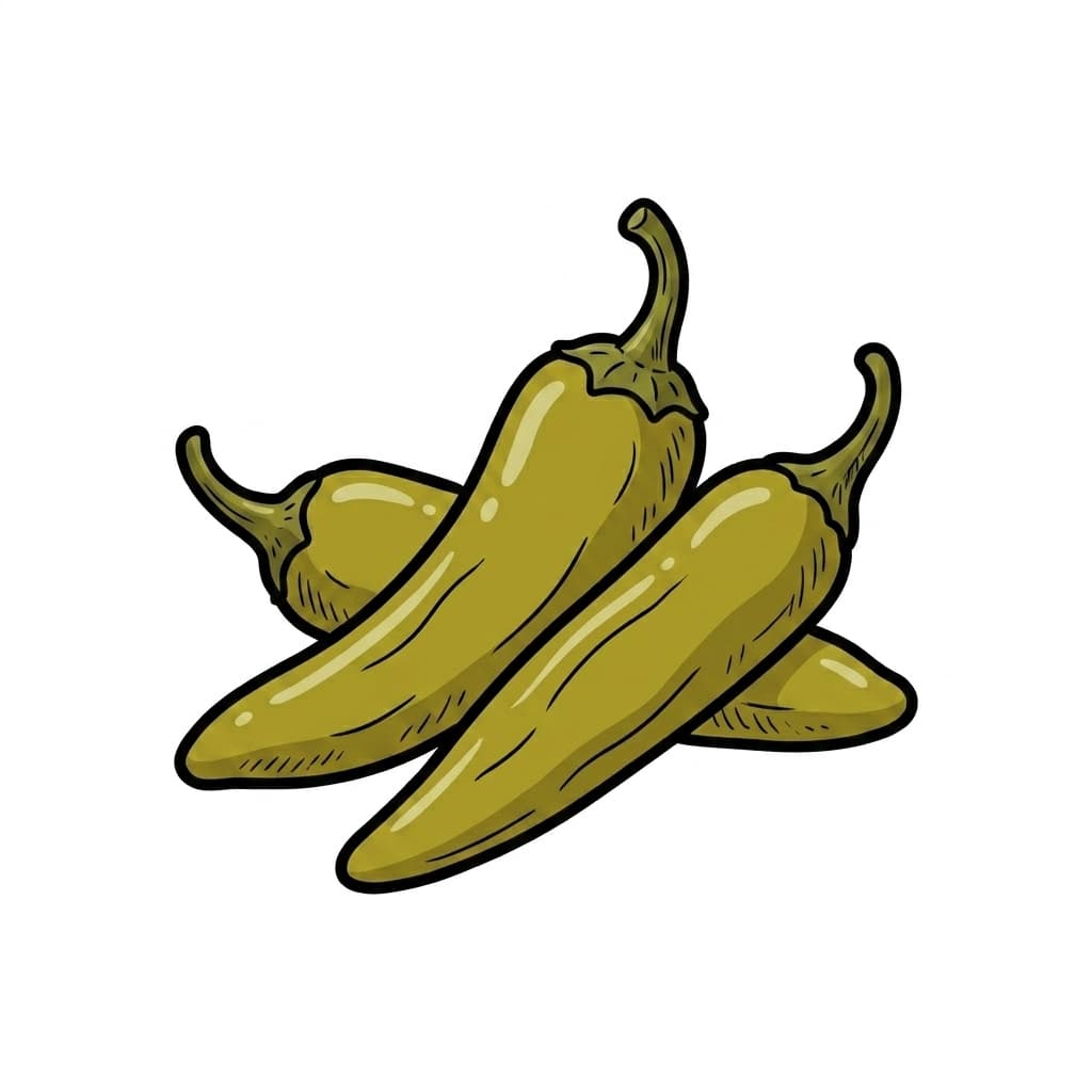 Sport peppers illustrated ingredient icon